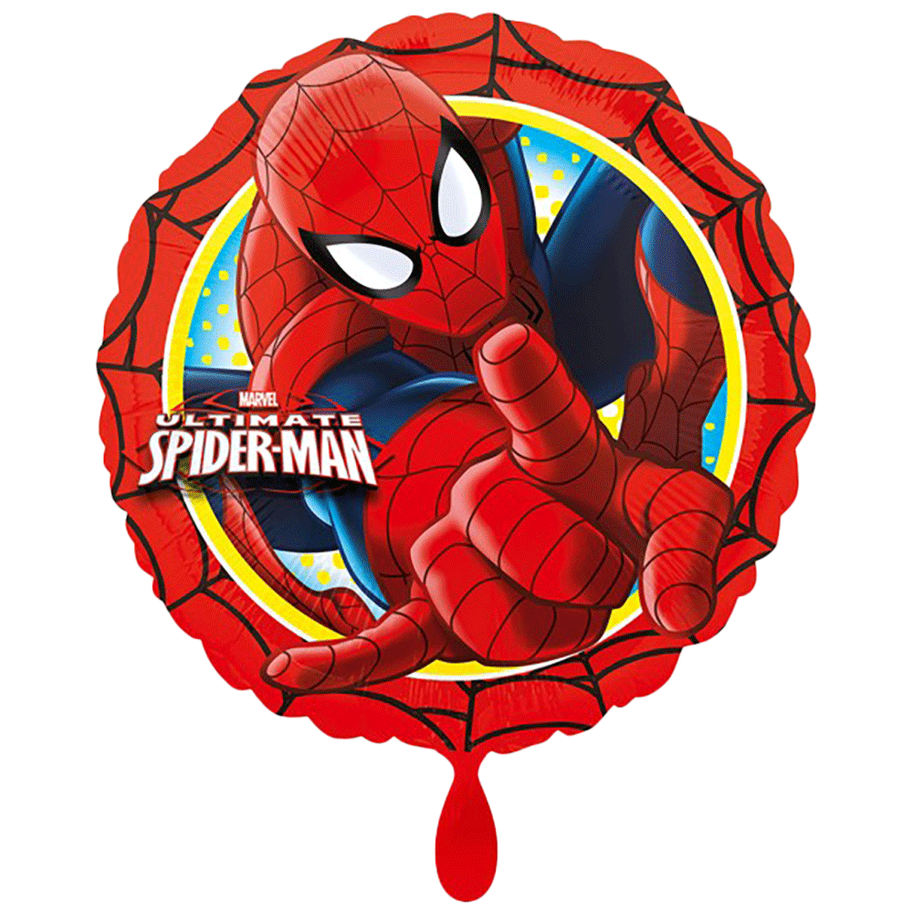 18002.png Spider-Man Ballon 43cm – Heldenhafte Kinderpartydeko – Bild 1