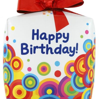 4d geschenk happy birthday ballon 51cm geburtstagsdeko ballonwerk