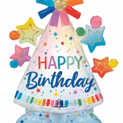 AirLoonz Happy Birthday Hut 91cm