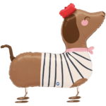 AirWalker Dachshund mit Hut 64cm