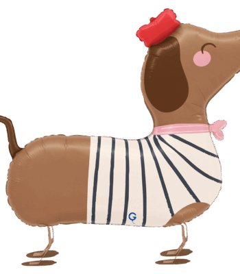 AirWalker Dachshund mit Hut 64cm