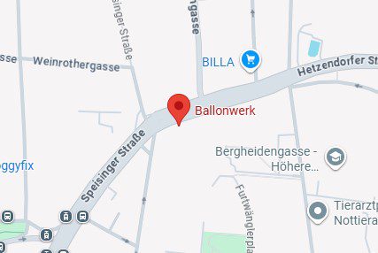 Ballonwerk google maps route