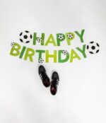 Banner Happy Birthday Fußball 300x17cm 1