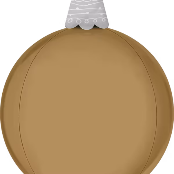 Champagne 4D Weihnachtskugel 53cm