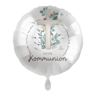 Deine Kommunion Kreuz mit Efeu 43cm