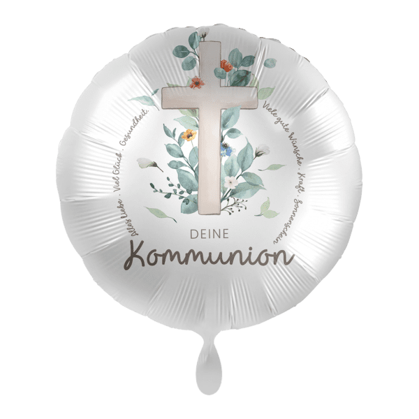 Deine Kommunion Kreuz mit Efeu 43cm