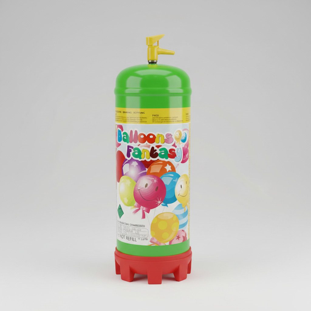 Einwegflasche Helium 0,22m³ – praktische Heliumflasche für Ballons Ballonwerk