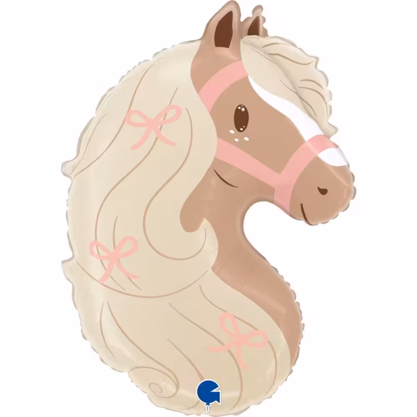 Folienballon Boho Pferd 58cm