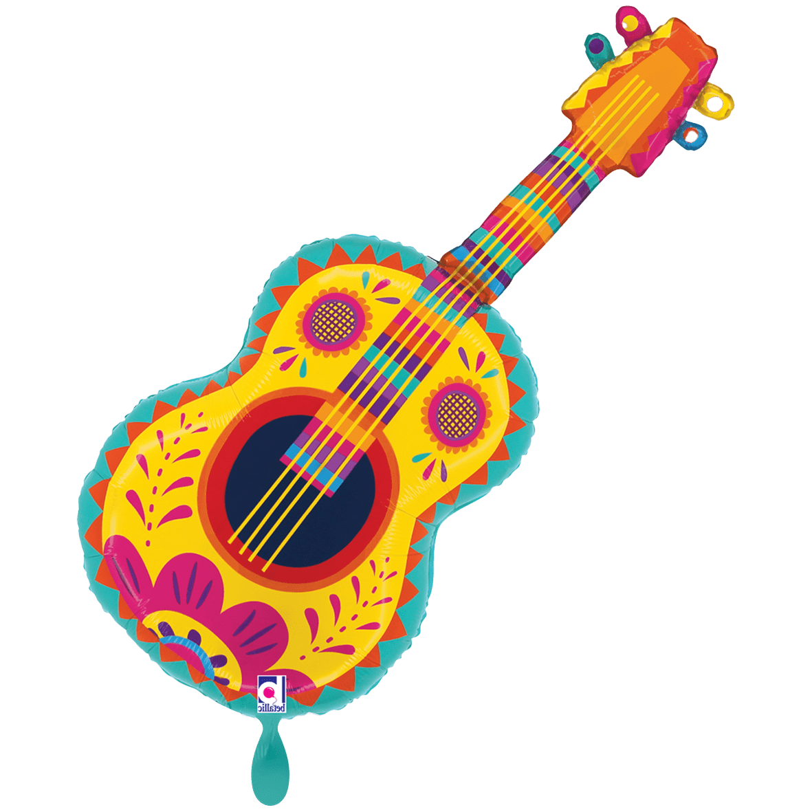 Folienballon Festliche Gitarre 114cm Folienballon Festliche Gitarre 114cm