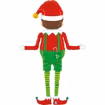 Folienballon Weihnachtself 165cm 1