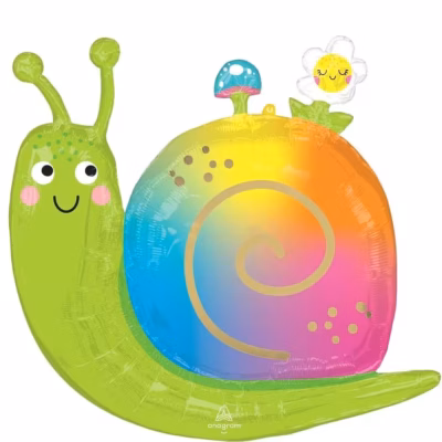 Folienballon laechelnde Schnecke 69cm