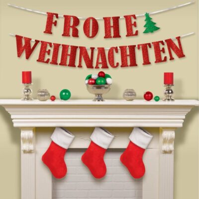Frohe Weihnachten Girlande