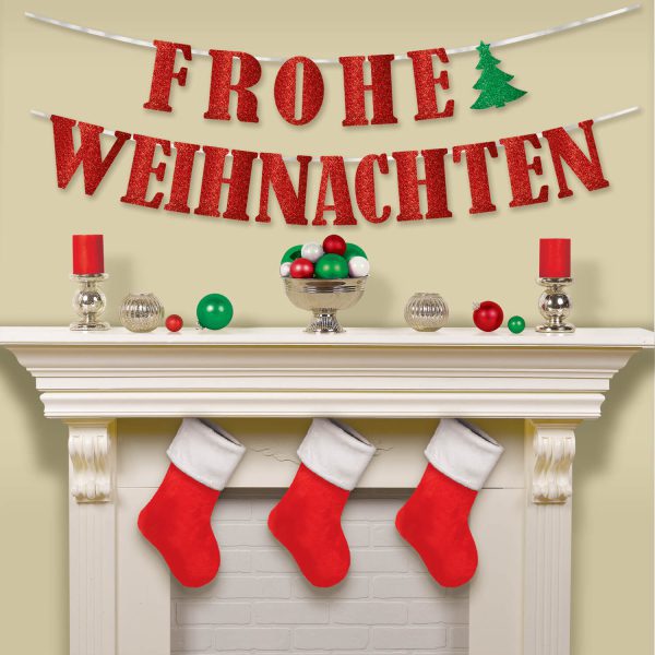 Frohe Weihnachten Girlande Frohe Weihnachten Girlande