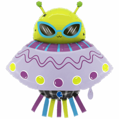 Funky Alien 66x72cm