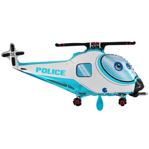 Polizeihubschrauber 94x39cm