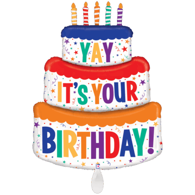 Riesen Torte Yay it´s your Birthday 99x124cm