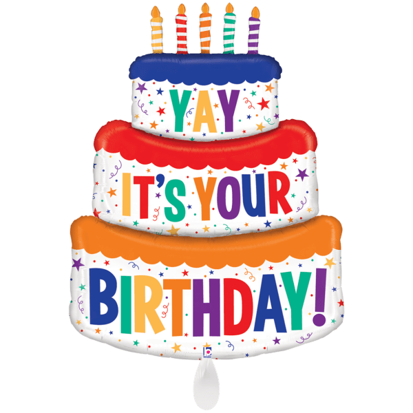 Riesen Torte Yay it´s your Birthday 99x124cm
