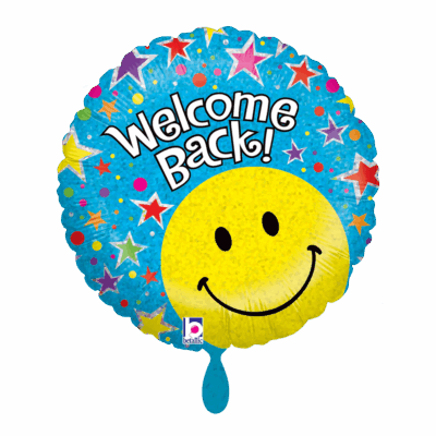 Welcome Back mit Emoji 43cm