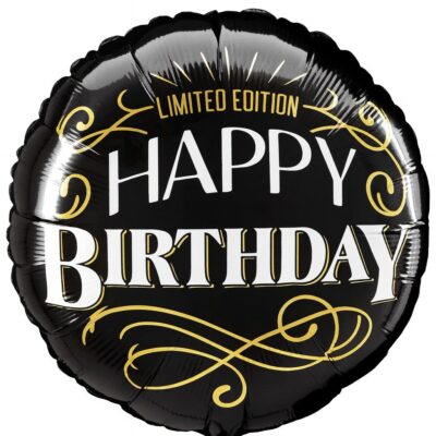 age to perfection happy birthday edle partydekoration 43cm ballonwerk