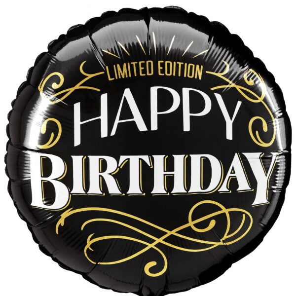 age to perfection happy birthday edle partydekoration 43cm ballonwerk