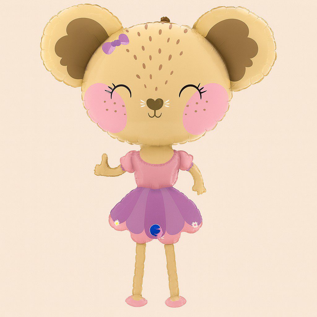 airwalker ballerina maus 91cm folienballon ballonwerk airwalker ballerina maus 91cm folienballon ballonwerk