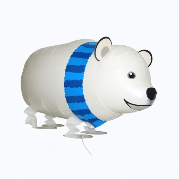 airwalker eisbaer partydeko geburtstagsdekoration ballonwerk