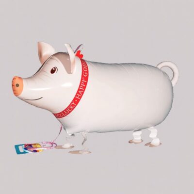 airwalker gluecksschwein origineller partyballon dekoration ballonwerk