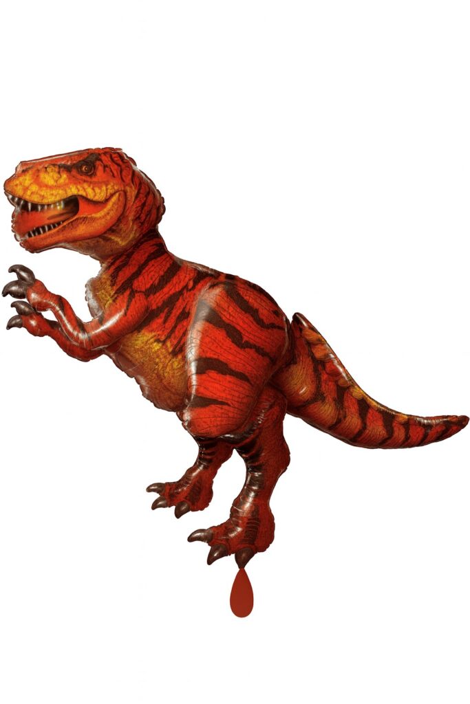 airwalker jurassic world t rex ballon 150m xxl dino deko ballonwerk