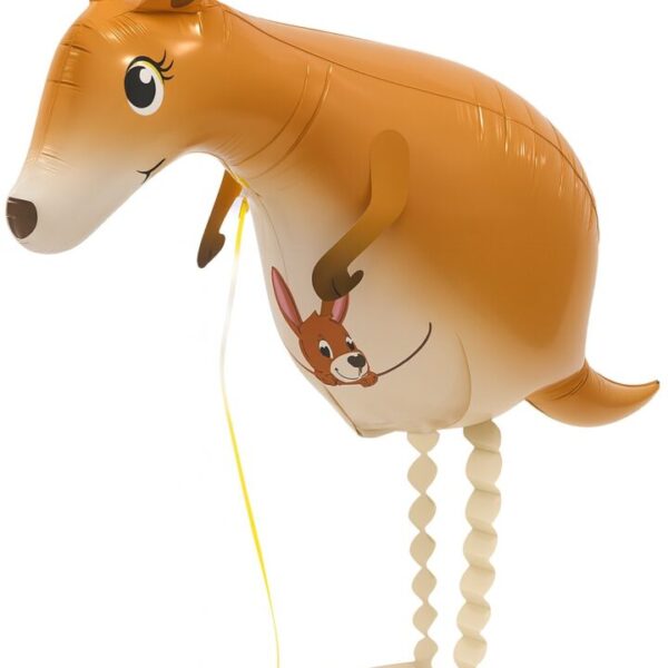airwalker kaenguru origineller partyballon dekoration ballonwerk