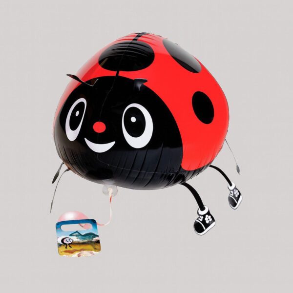 airwalker marienkaefer lustige ballondeko geburtstag feier ballonwerk