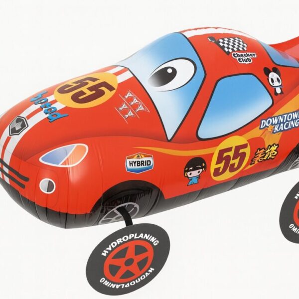 airwalker rennauto coole ballondeko geburtstag feier ballonwerk