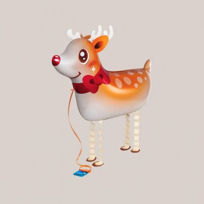 airwalker rentier festliche ballondeko weihnachten feier ballonwerk