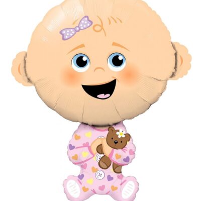 babygirl ballon 97cm partydeko ballonwerk