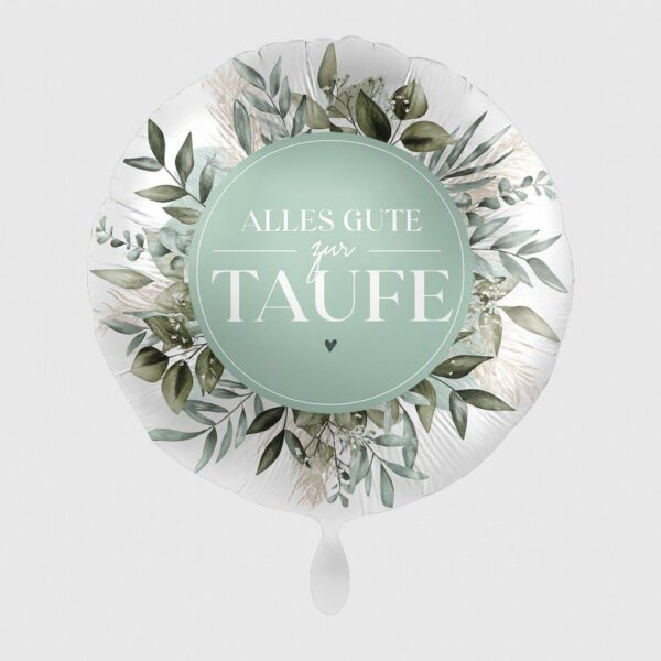 ballon alles gute zur taufe 43cm ballonwerk