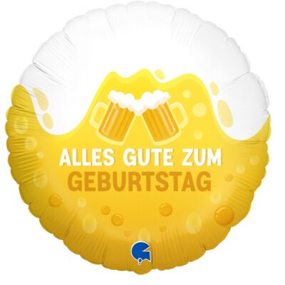 ballon bierkrug alles gute zum geburtstag 46cm highlight ballonwerk