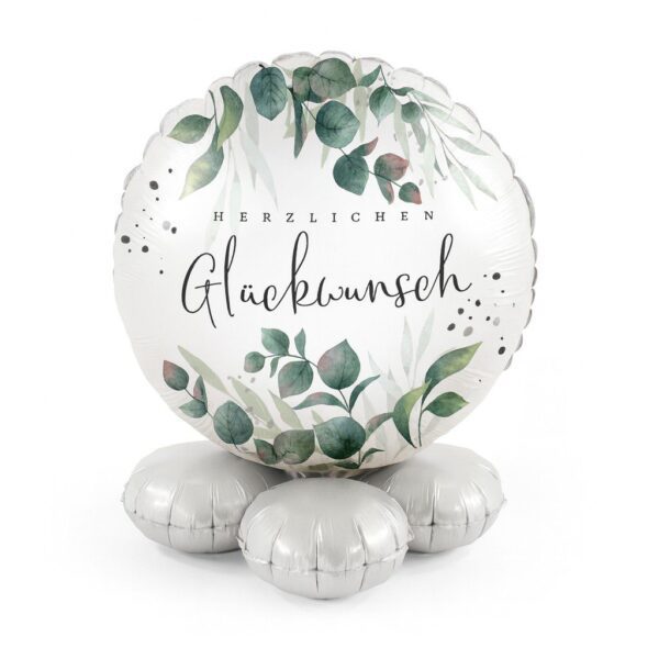 ballon bouquet herzlichen glueckwunsch 43cm partydeko ballonwerk