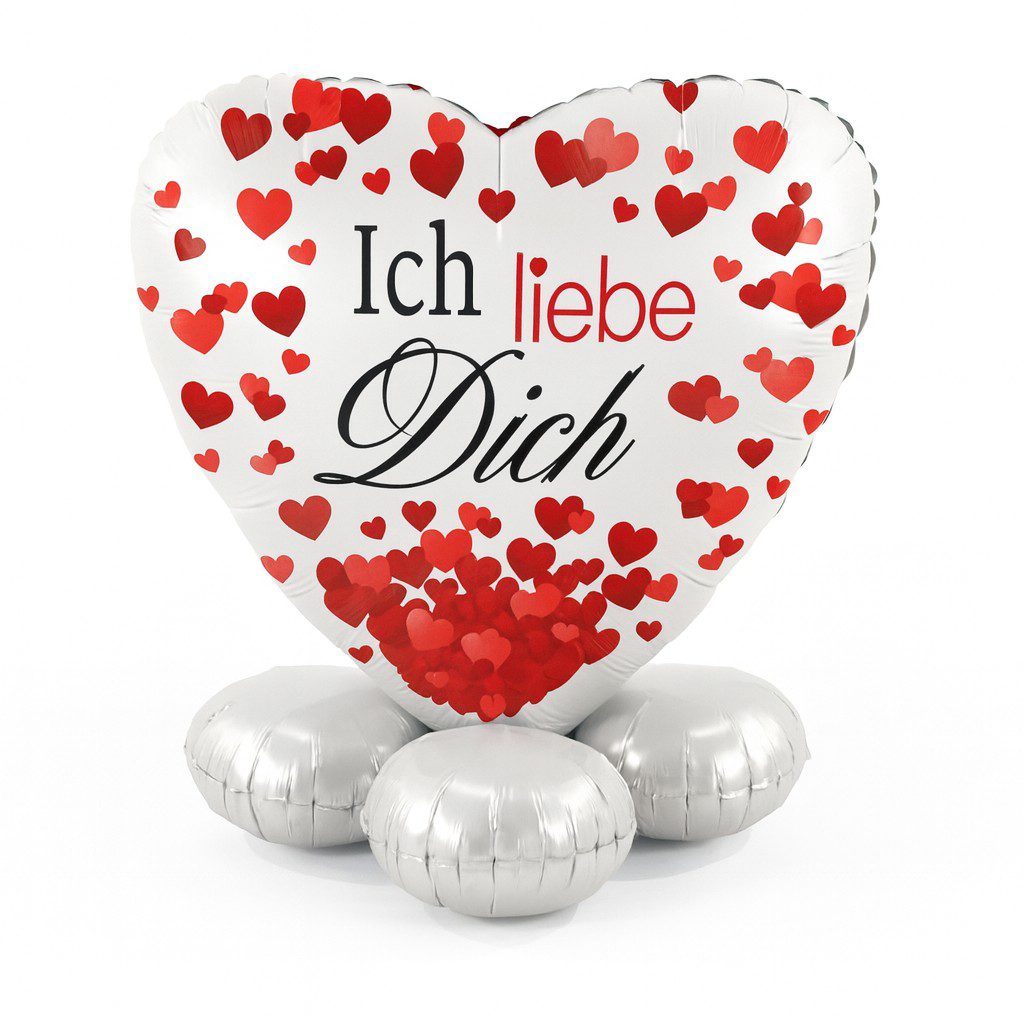 ballon bouquet ich liebe dich 43cm romantischer herzballon ballonwerk ballon bouquet ich liebe dich 43cm romantischer herzballon ballonwerk