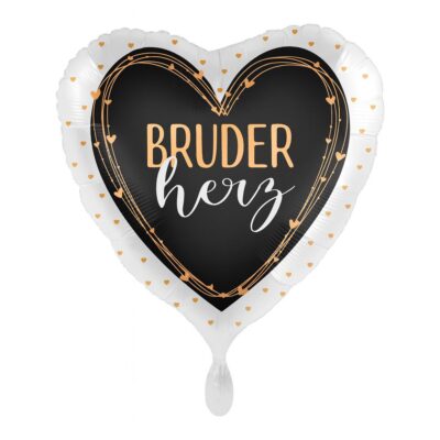 ballon bruderherz 43cm deko highlight ballonwerk