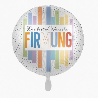 ballon die besten wuensche zur firmung 43cm highlight ballonwerk