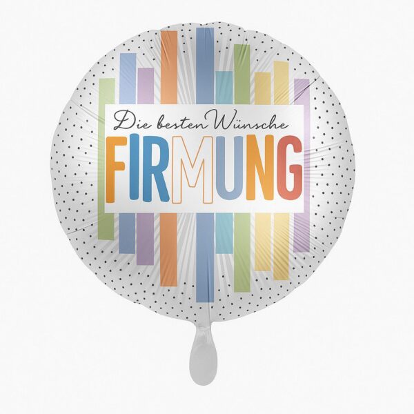 ballon die besten wuensche zur firmung 43cm highlight ballonwerk