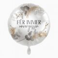 ballon fuer immer unvergessen 43cm deko ballonwerk