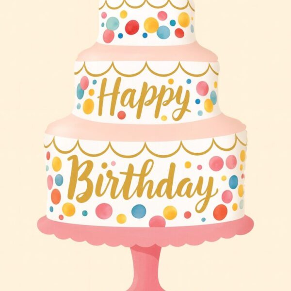 ballon happy birthday torte mit kerzen 84cm ballonwerk