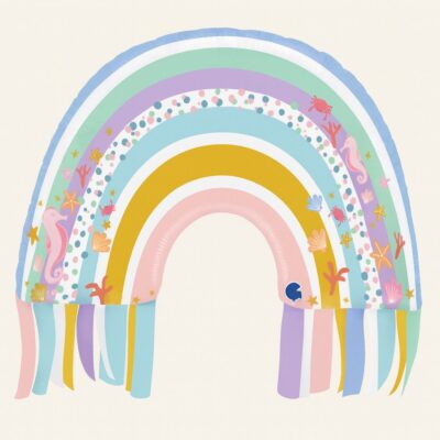 ballon maritimer regenbogen 64cm ballonwerk