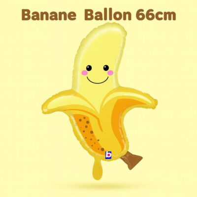 banane ballon 66cm partydekoration fruchtballon ballonwerk