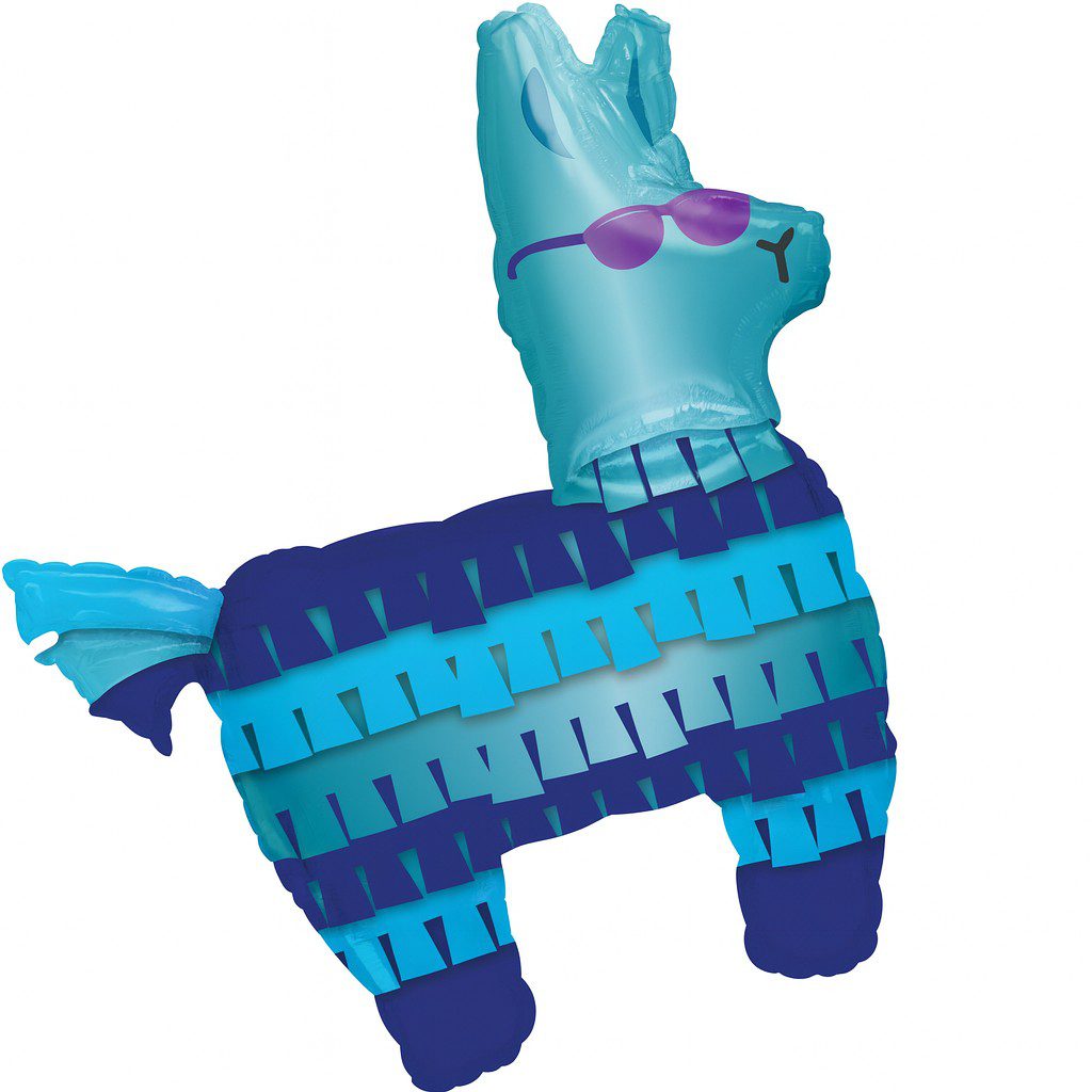 battle royale llama ballon 83cm geburtstagsdeko ballonwerk