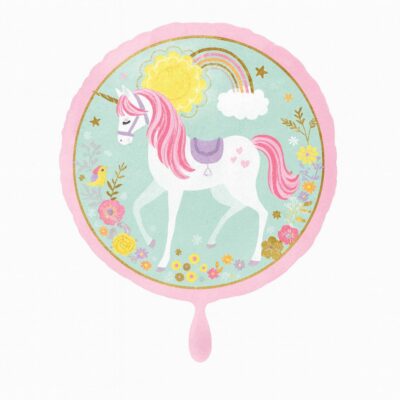 believe in unicorns ballon 45cm zauberhafte deko ballonwerk