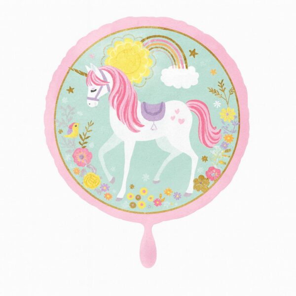 believe in unicorns ballon 45cm zauberhafte deko ballonwerk