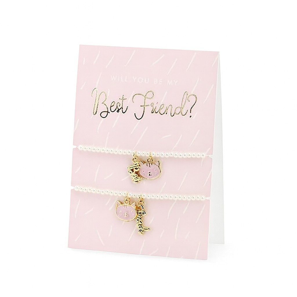 best friend karte mit freundschaftsband geschenkidee ballonwerk best friend karte mit freundschaftsband geschenkidee ballonwerk