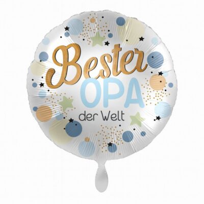 bester opa der welt tischdekoration 43cm partydeko ballonwerk