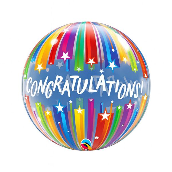 bubble congratulations grad caps 56cm partydeko ballonwerk